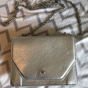 Banana Republic Silver Chain Mini Crossbody